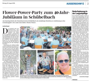 Pressebericht Sommerfest 2015