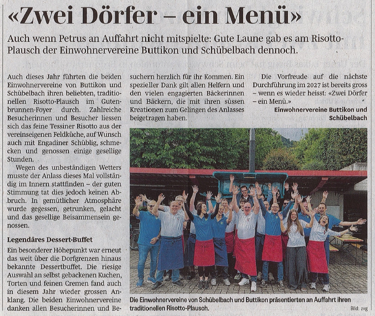 Risottoplausch 2026 Risottoplausch 2026